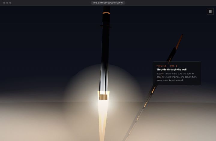 The launch scrub screenshot