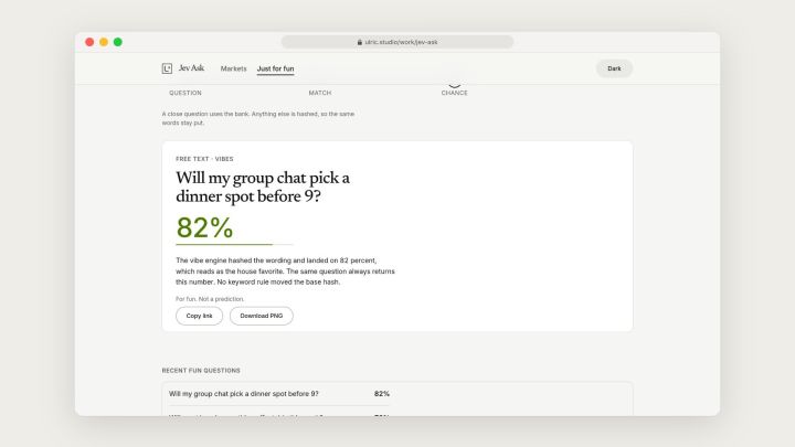 Likelihood answer with 82 percent
