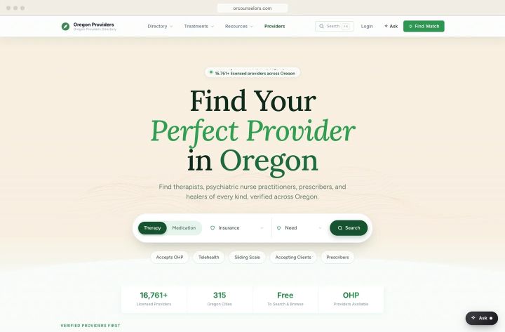 Oregon Counselors
