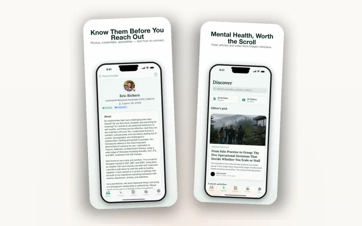 OR Counselor Directory (iOS) — screen 3