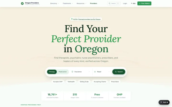 Oregon Counselors