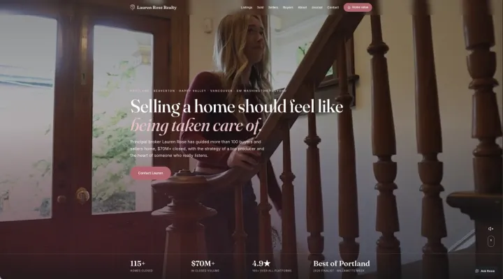 Rose Real Estate — screen 1