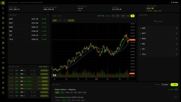 Rust Native Investing Application