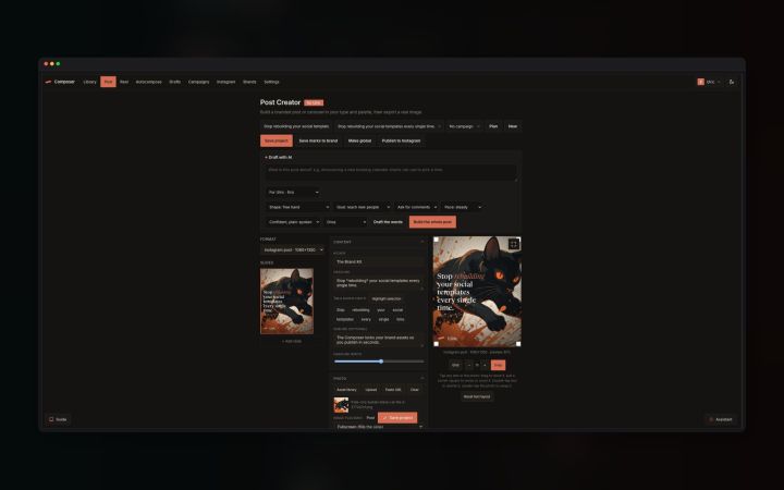 Create Consistant Posts in minutes