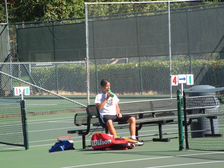 on the court