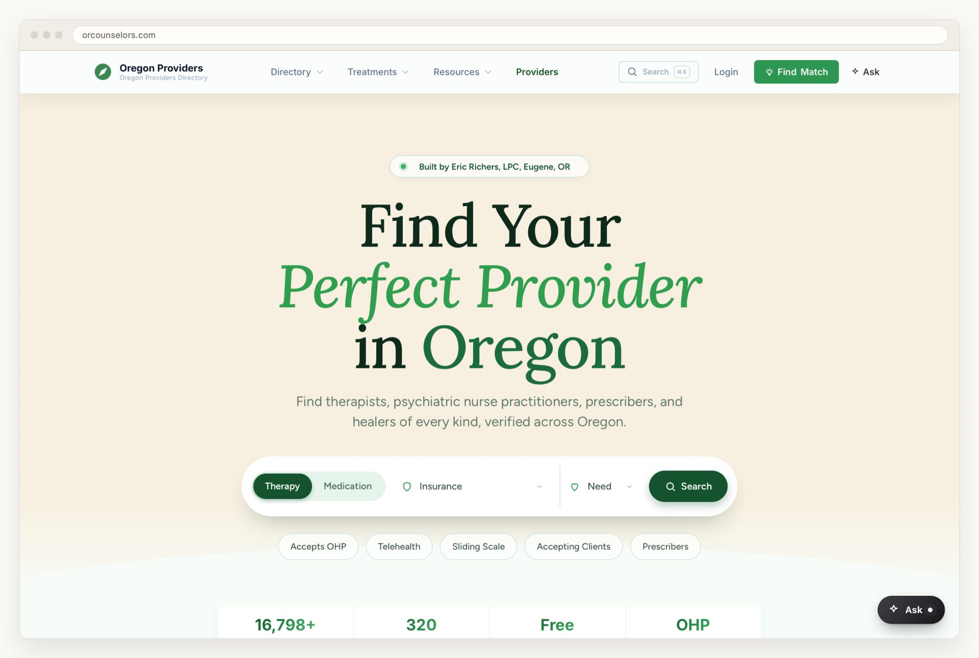 Finding a counselor in Oregon