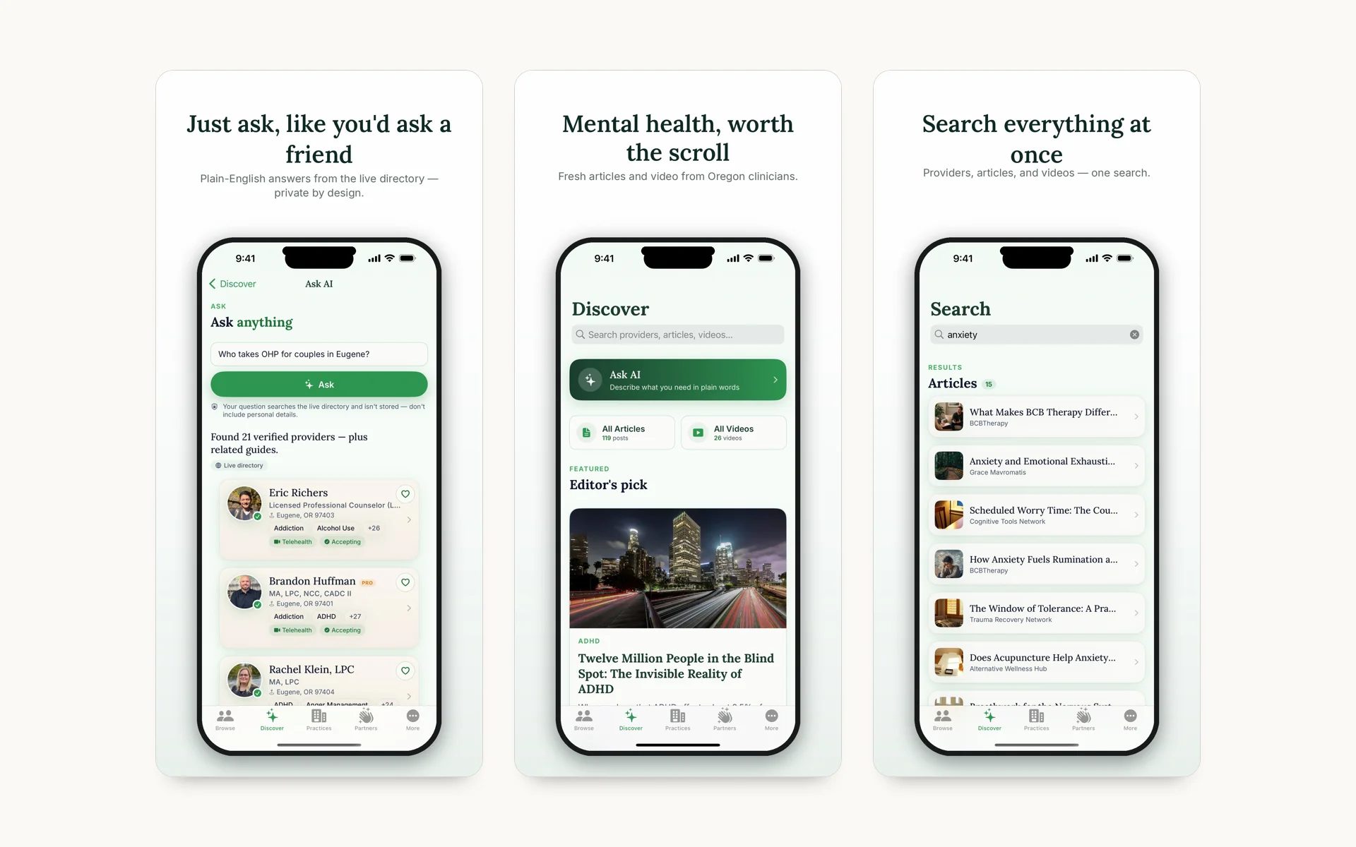 OR Counselor Directory (iOS)