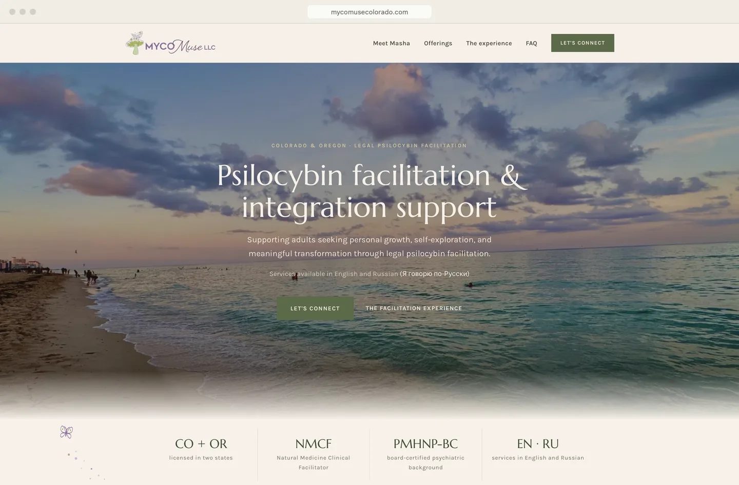 MycoMuse: a licensed psilocybin practice, online in a week