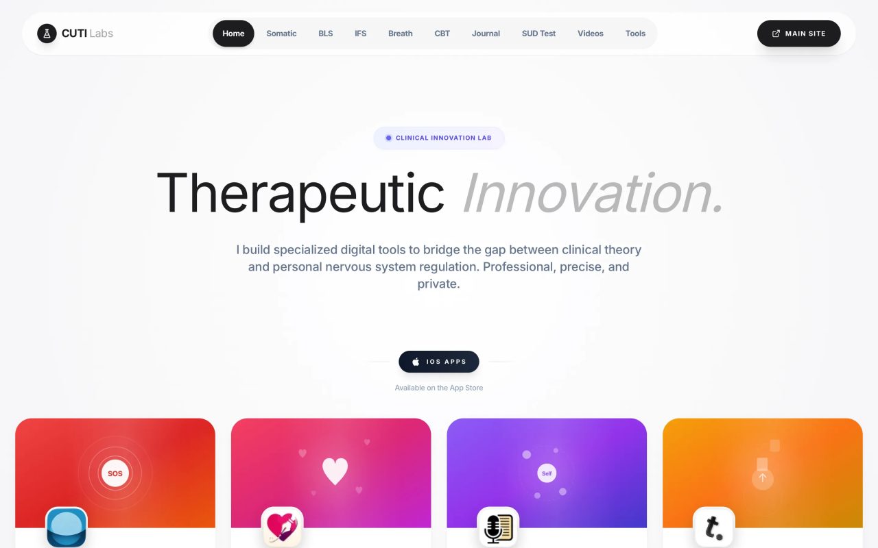 Custom Mental Health Web Apps
