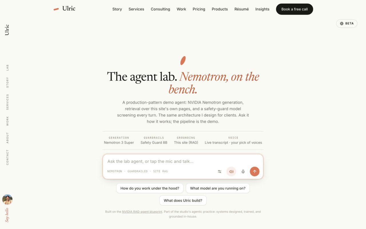 The chat lab brand illustration