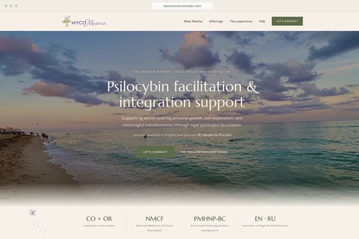 MycoMuse: a licensed psilocybin practice, online in a week